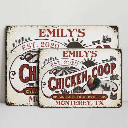 Rise And Shine Mother Cluckers At Chicken Coop