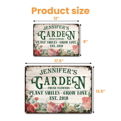 Plant Smiles Grow Love Garden Fresh Flowers