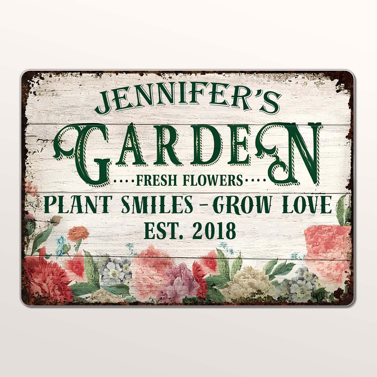 Plant Smiles Grow Love Garden Fresh Flowers