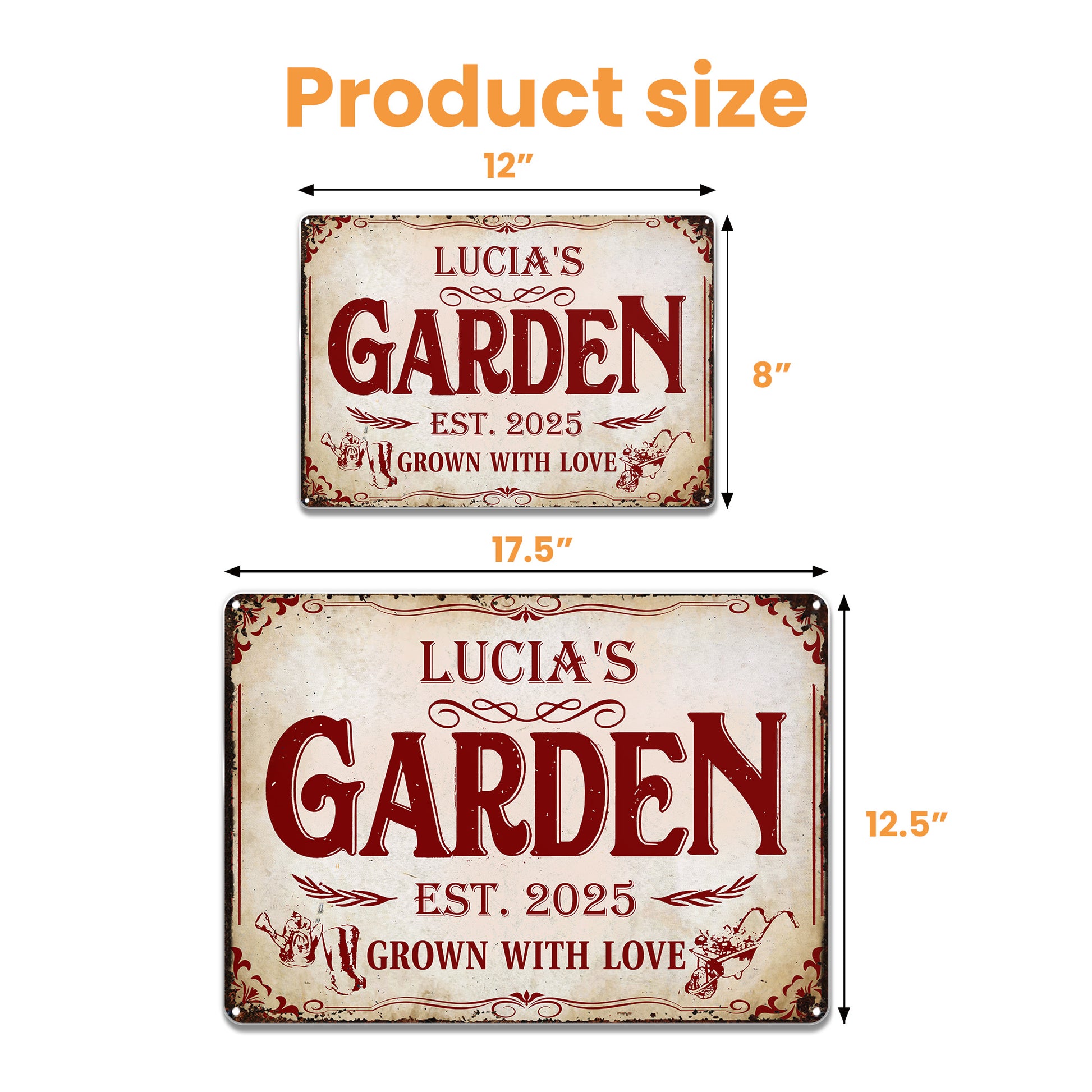 Grown With Love, Garden And Plant Themed