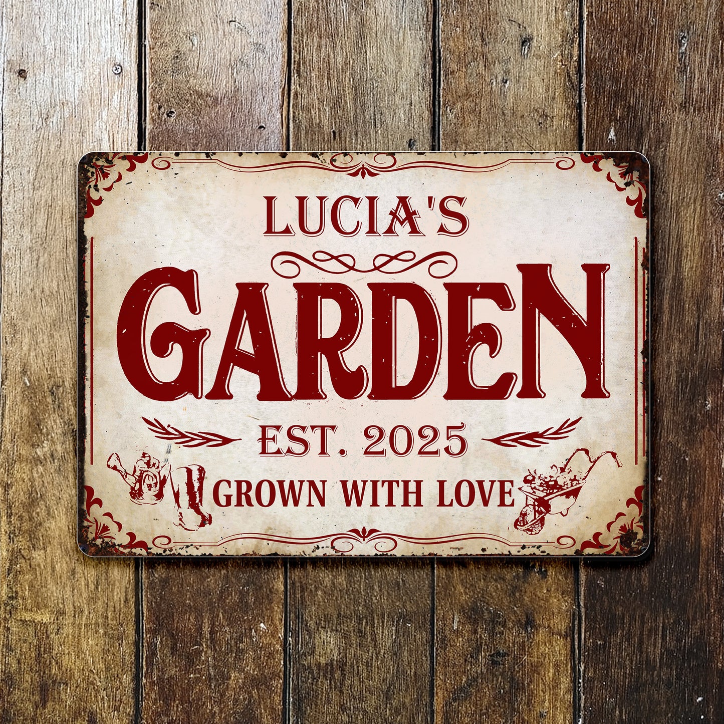 Grown With Love, Garden And Plant Themed