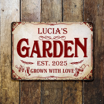 Grown With Love, Garden And Plant Themed