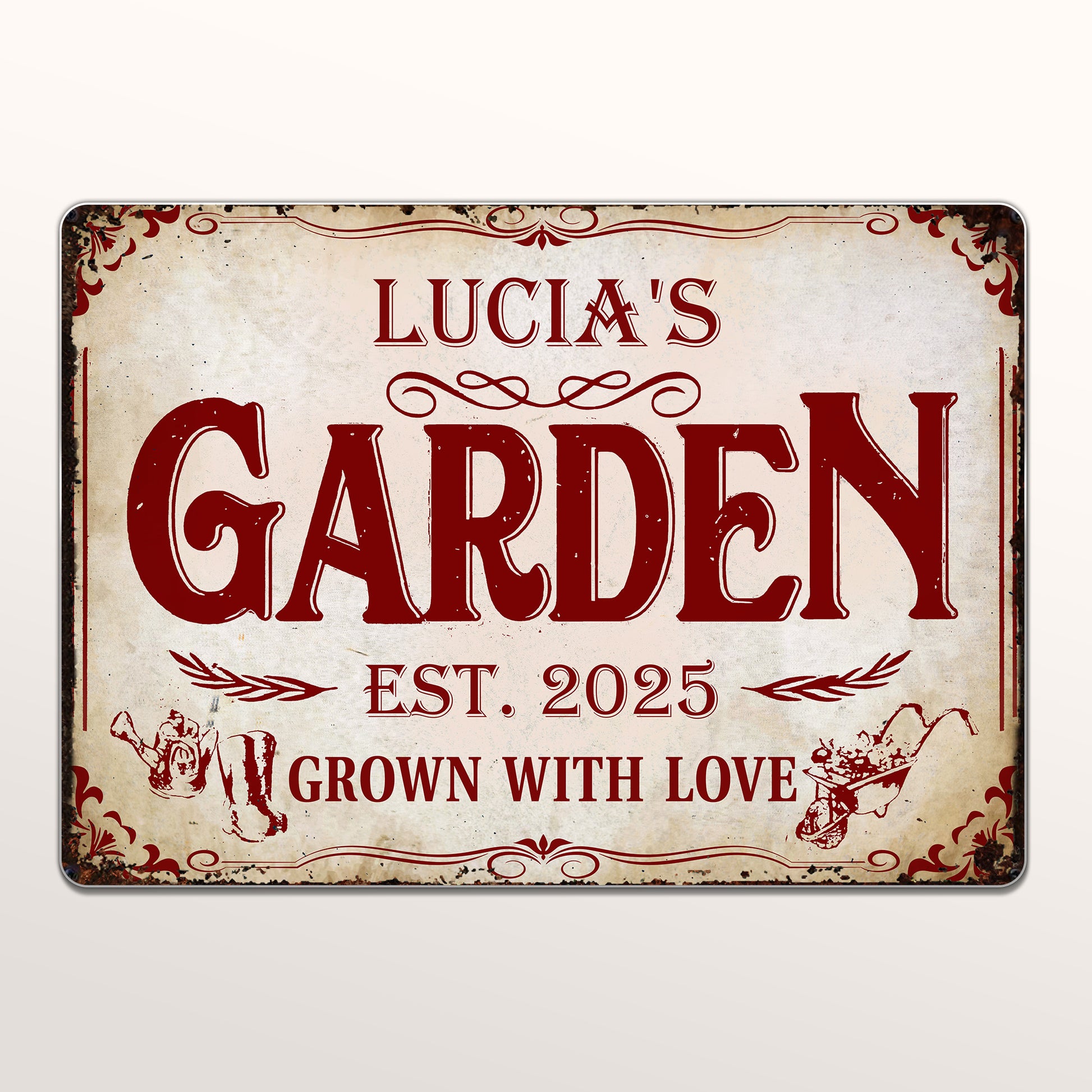 Grown With Love, Garden And Plant Themed
