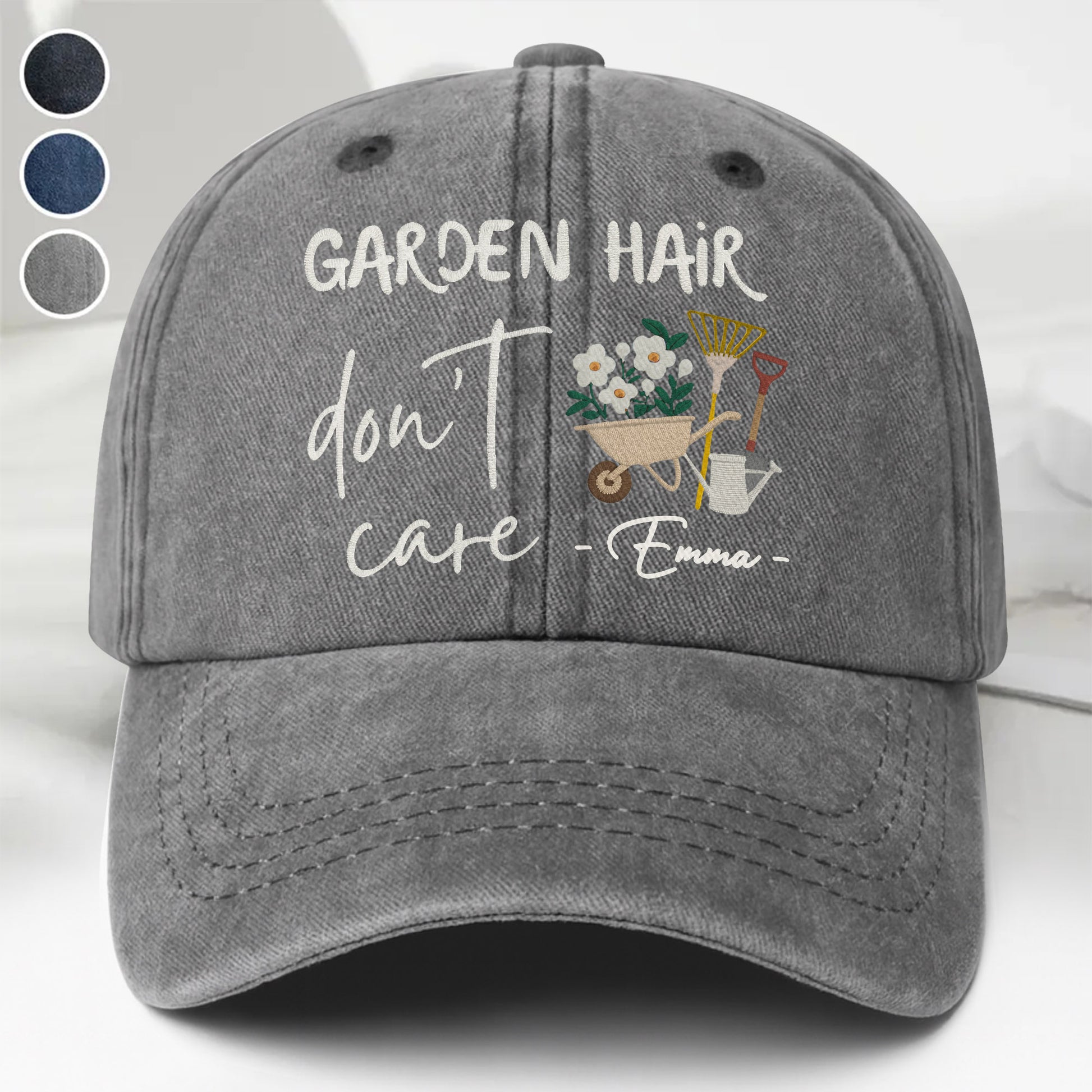 Garden Hair Don't Care, Flowers And Garden Tools