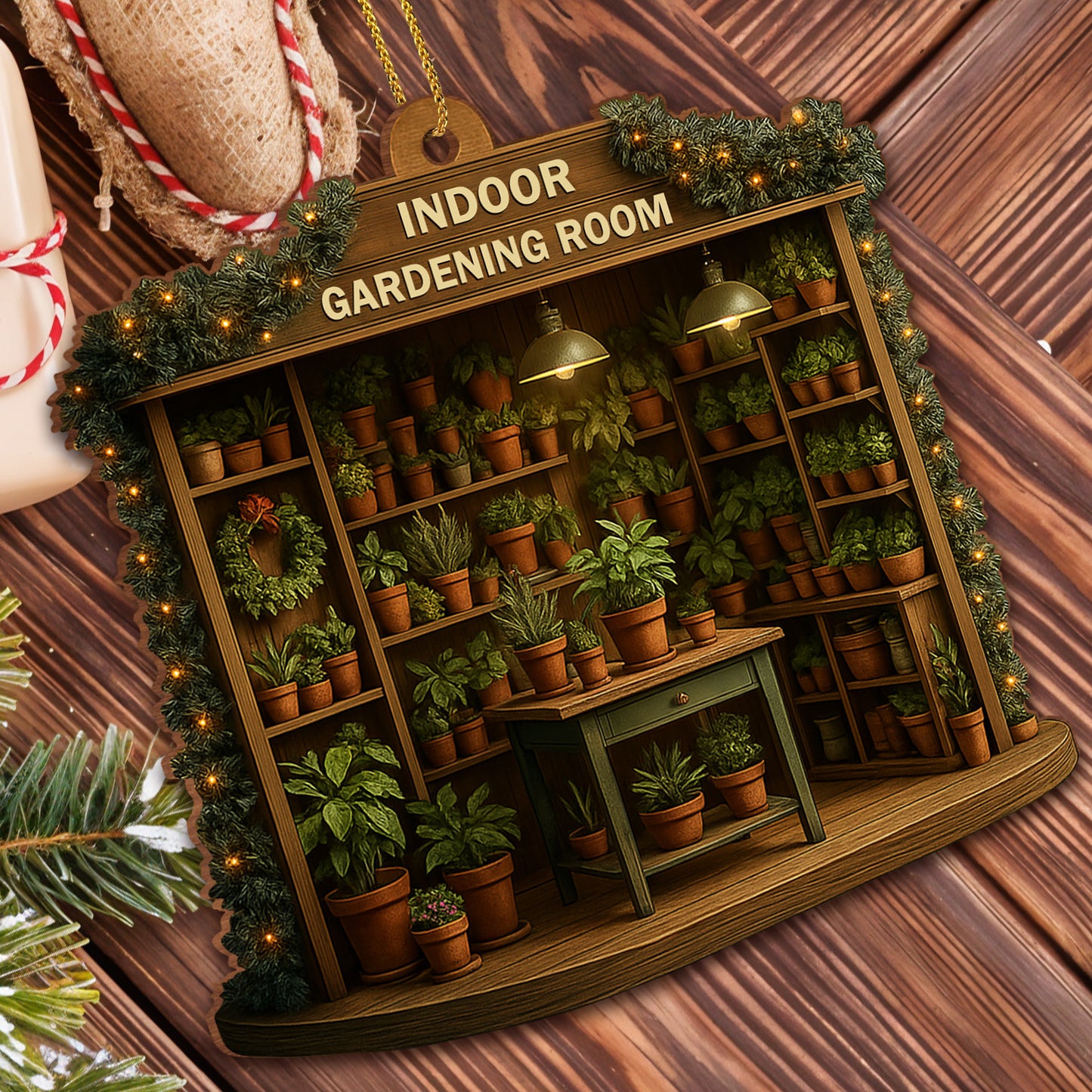 Indoor Gardening Room With Potted Plants