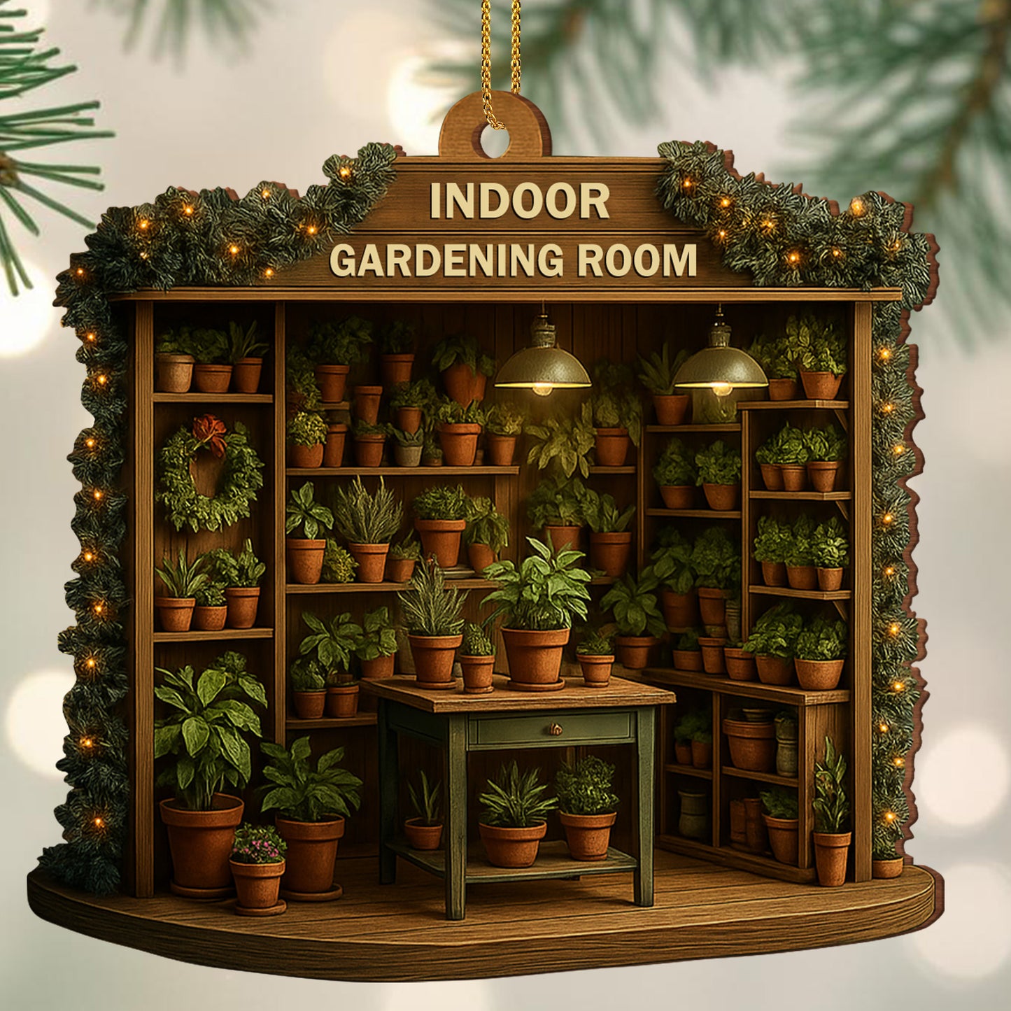 Indoor Gardening Room With Potted Plants