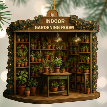 Indoor Gardening Room With Potted Plants
