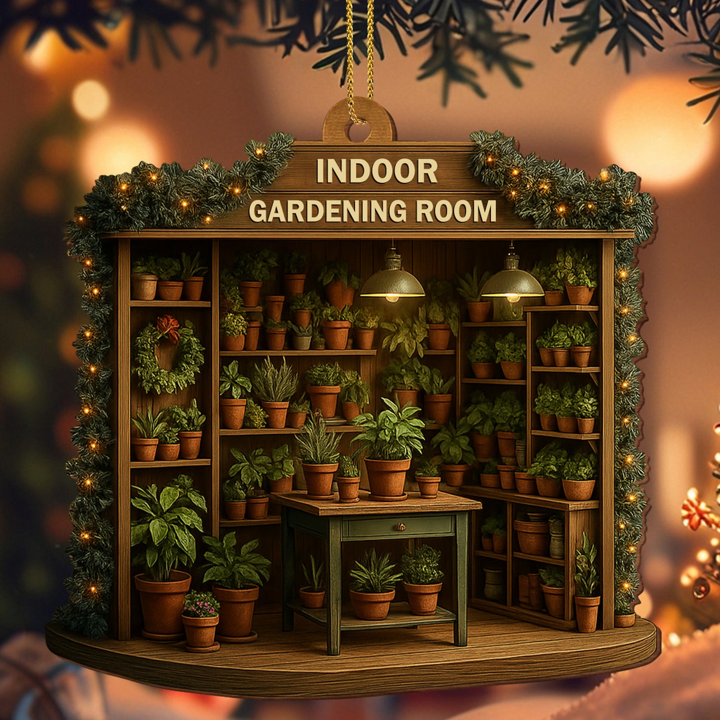 Indoor Gardening Room With Potted Plants