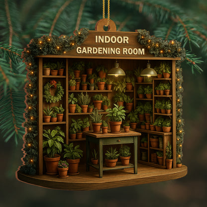 Indoor Gardening Room With Potted Plants
