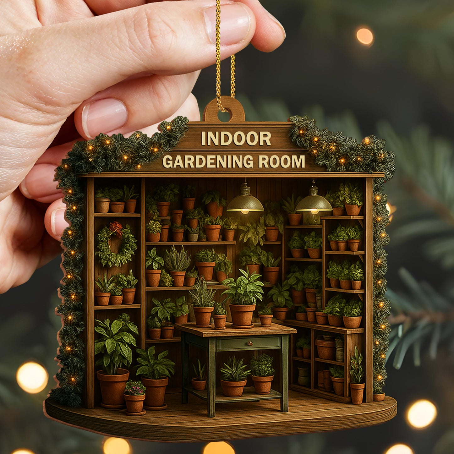 Indoor Gardening Room With Potted Plants