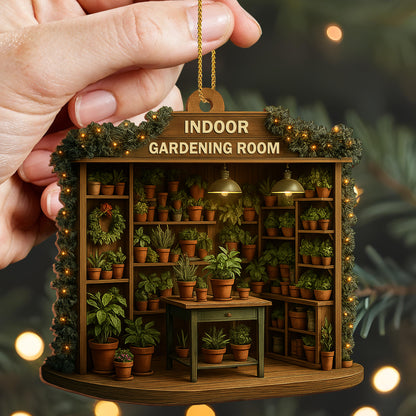 Indoor Gardening Room With Potted Plants