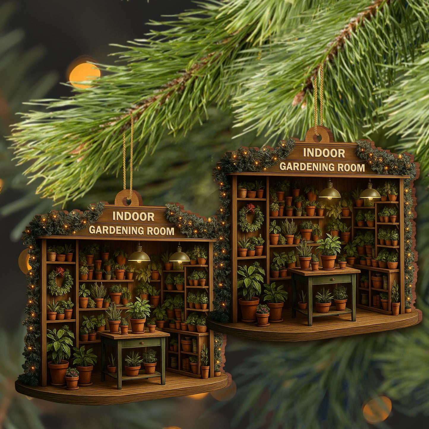 Indoor Gardening Room With Potted Plants