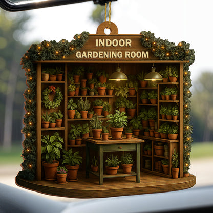 Indoor Gardening Room With Potted Plants