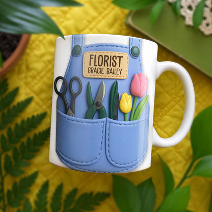 Florist Scissors Tulip And Other Flowers Design