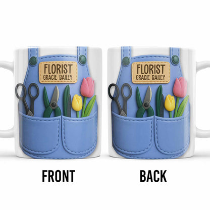 Florist Scissors Tulip And Other Flowers Design