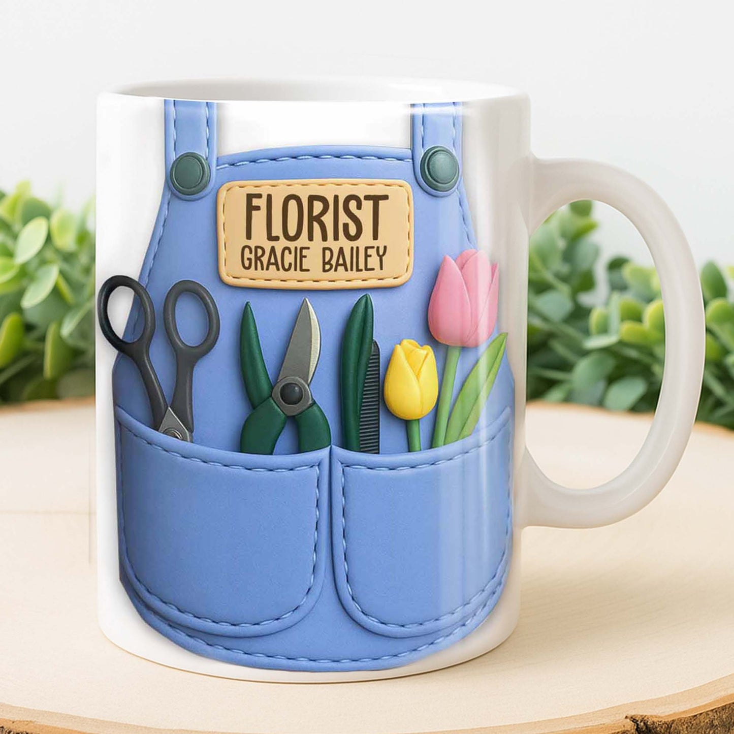 Florist Scissors Tulip And Other Flowers Design
