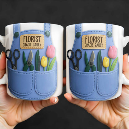 Florist Scissors Tulip And Other Flowers Design