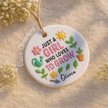 Just A Girl Who Loves To Grow, Flowers And Gardening Essentials