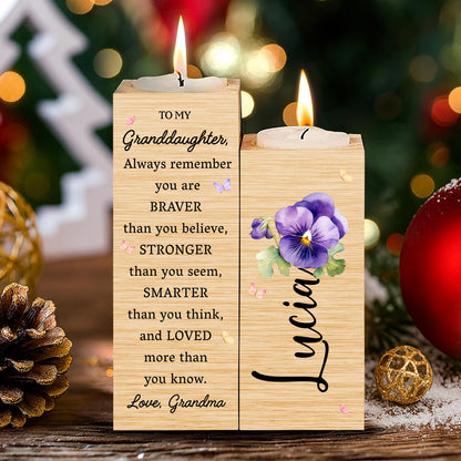 To My Granddaughter, Always Remember, Flowers and Butterflies