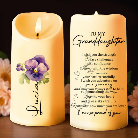 Candle of Wisdom and Love for a Granddaughter