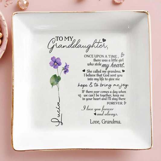 Always Remember You Are Braver Custom Jewelry Dish - Personalized Custom Jewelry Dish - GDT023_SCRD