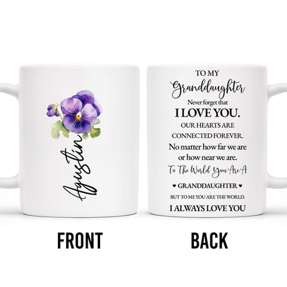 Granddaughter Love And Connection Forever Violets Design