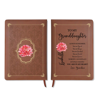 Always Remember You Are Special Unique Beautiful - Personalized Custom Leather Journal - GDT029_JRNL