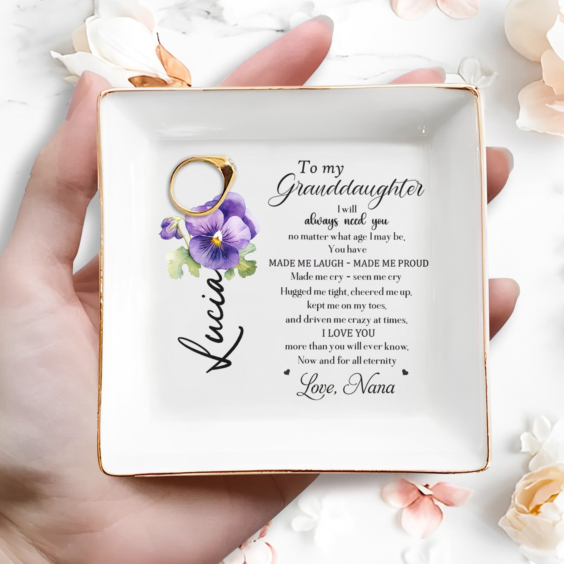 Granddaughter Love and Eternal Bond Custom Gift