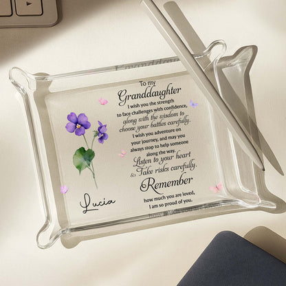 To My Granddaughter, I Wish You The Strength, Flowers