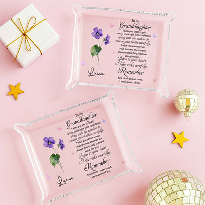 To My Granddaughter, I Wish You The Strength, Flowers