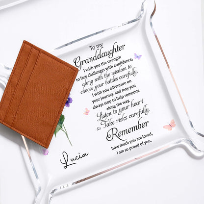 To My Granddaughter, I Wish You The Strength, Flowers