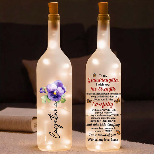 To My Granddaughter, I Wish You The Strength, Adventure And Love