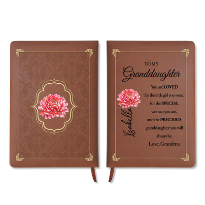 Loved, Special, and Precious Granddaughter Beautiful Flower Design