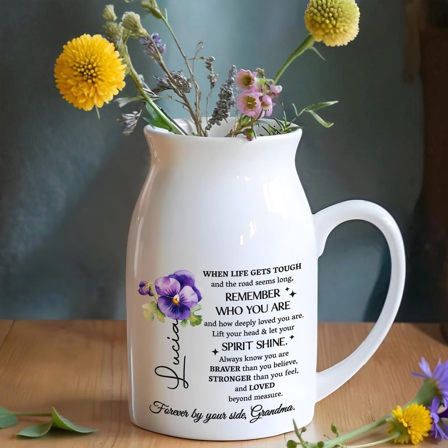 When Life Gets Tough, Remember Who You Are, Flowers