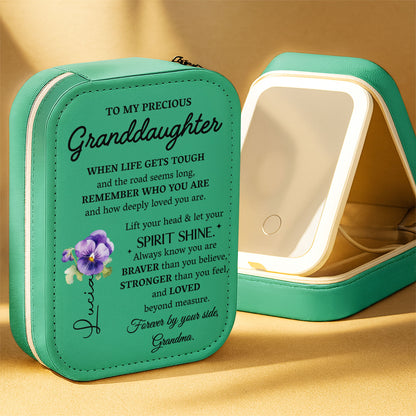 To My Precious Granddaughter Let Your Spirit Shine With Flowers