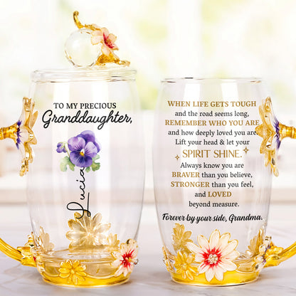 When Life Gets Tough, Remember Who You Are, Flowers and Teacup