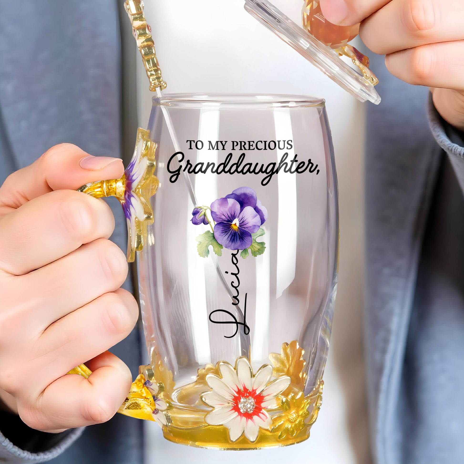 When Life Gets Tough, Remember Who You Are, Flowers and Teacup