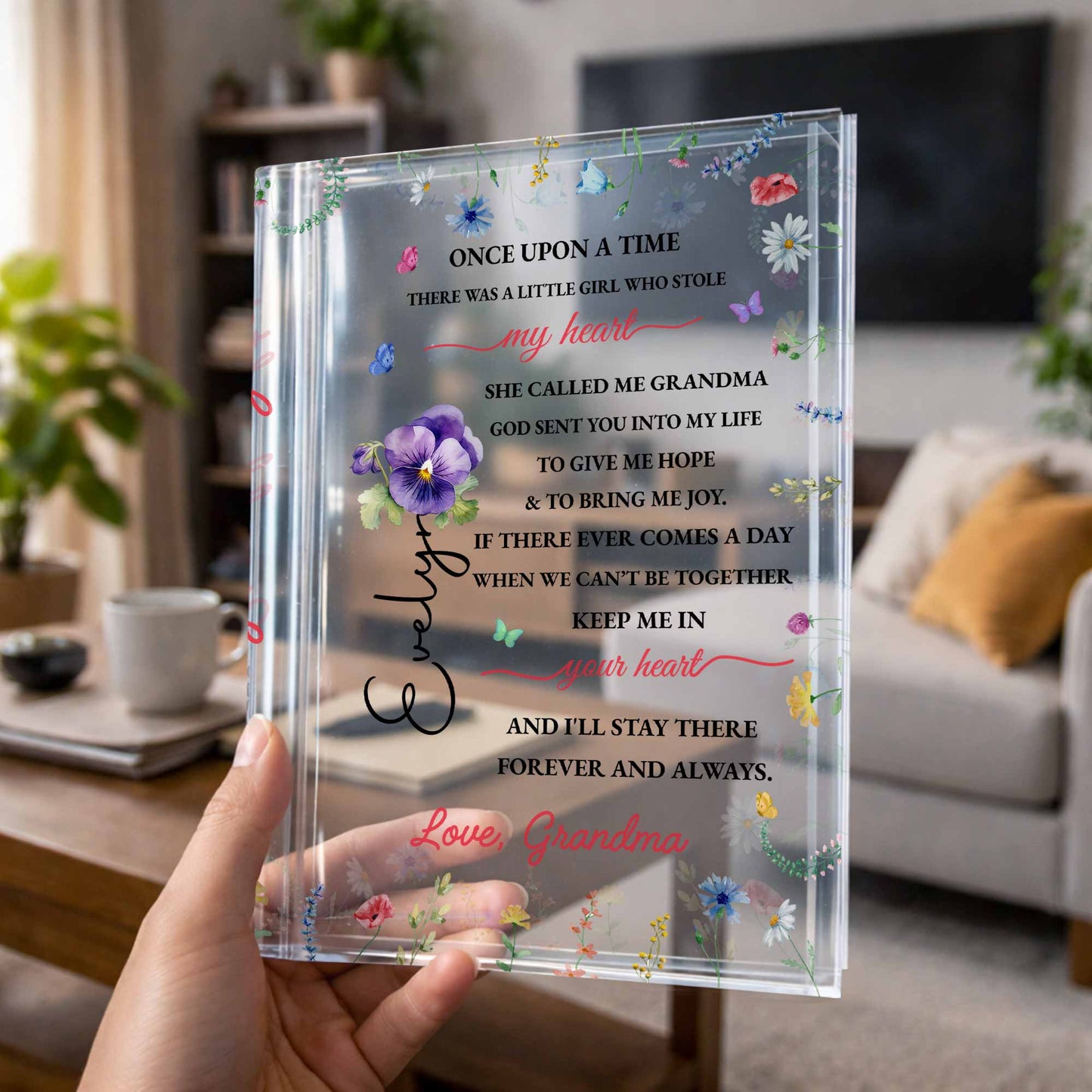 Once Upon A Time There Was A Little Girl, Flowers