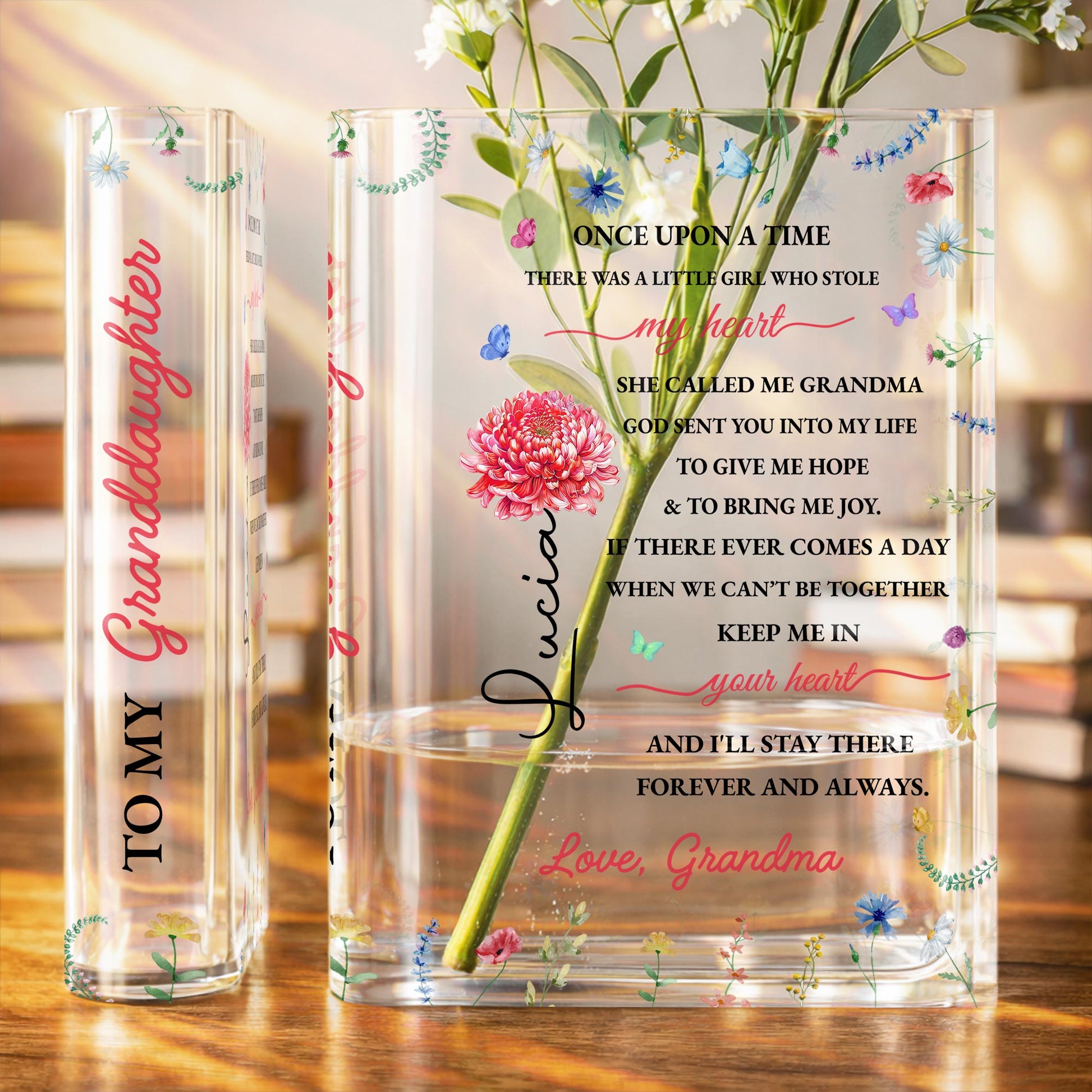 Once Upon A Time There Was A Little Girl, Flowers