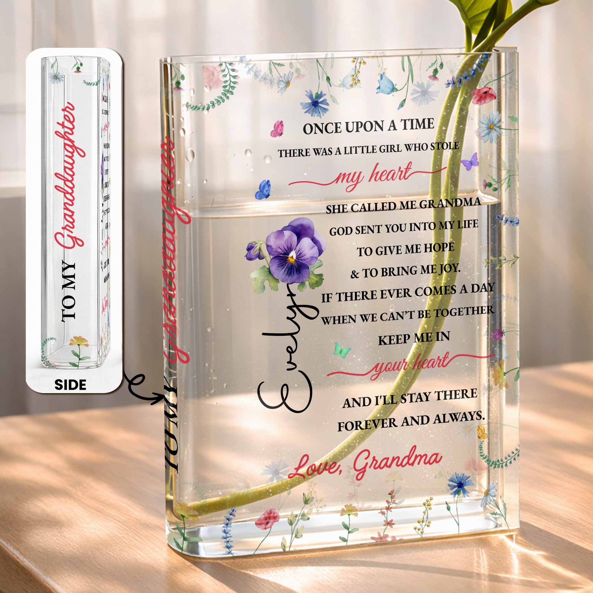 Once Upon A Time There Was A Little Girl, Flowers