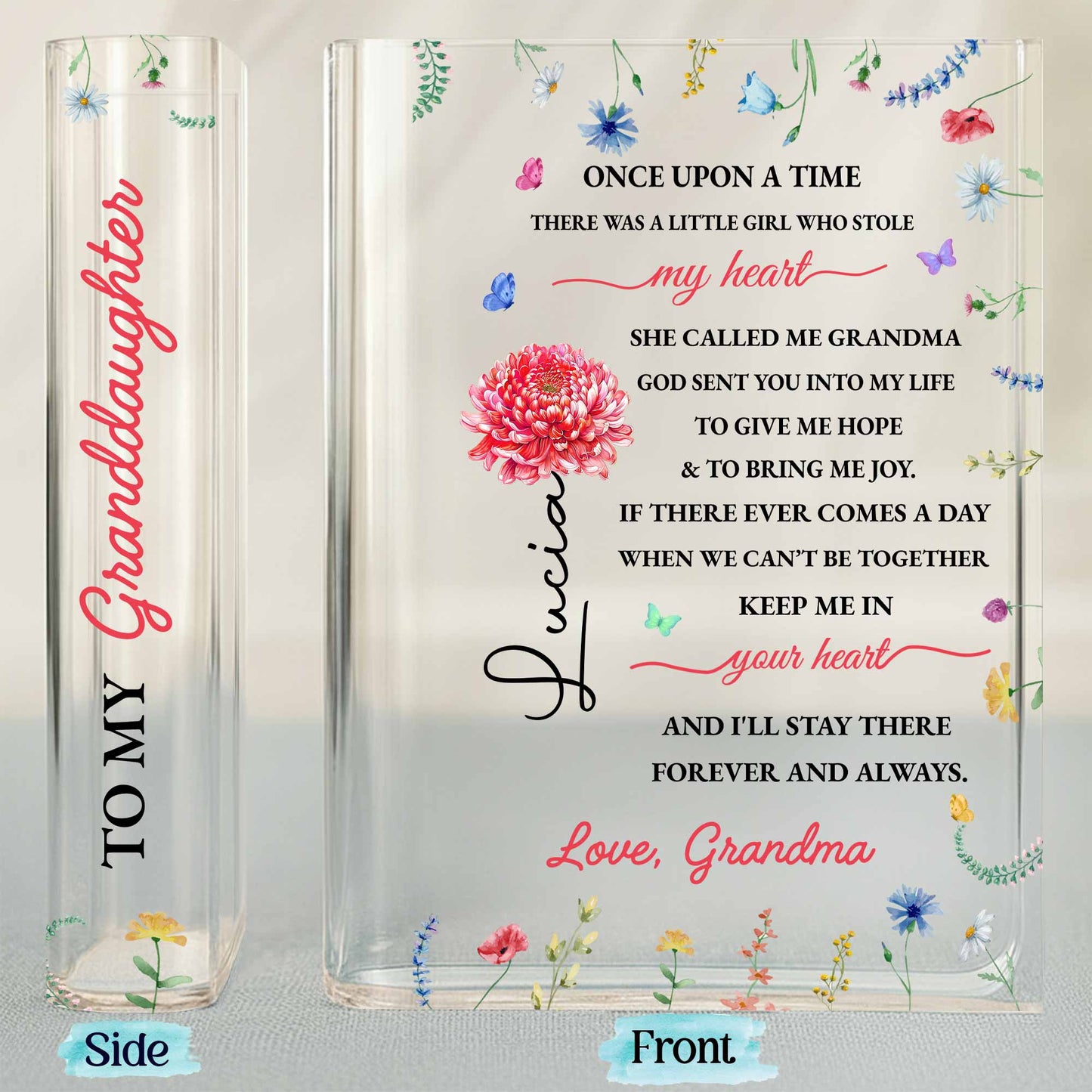 Once Upon A Time There Was A Little Girl, Flowers