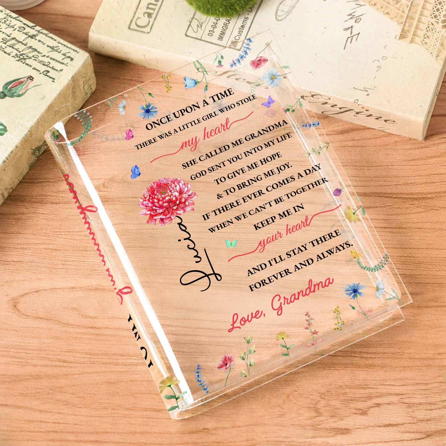 Once Upon A Time There Was A Little Girl, Flowers