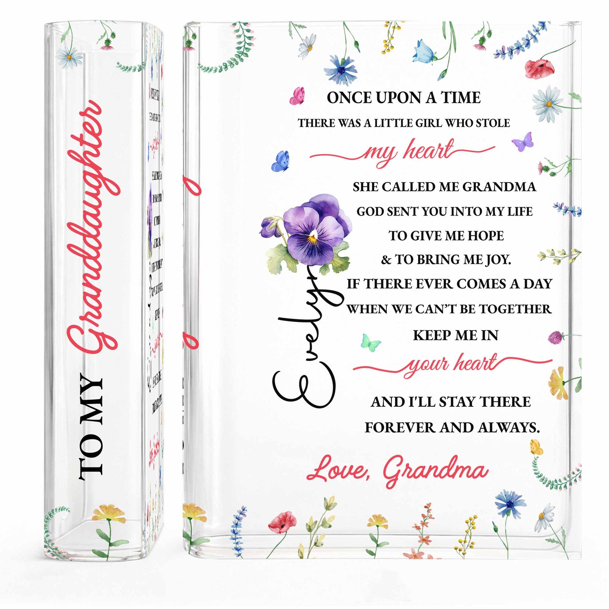 Once Upon A Time There Was A Little Girl, Flowers