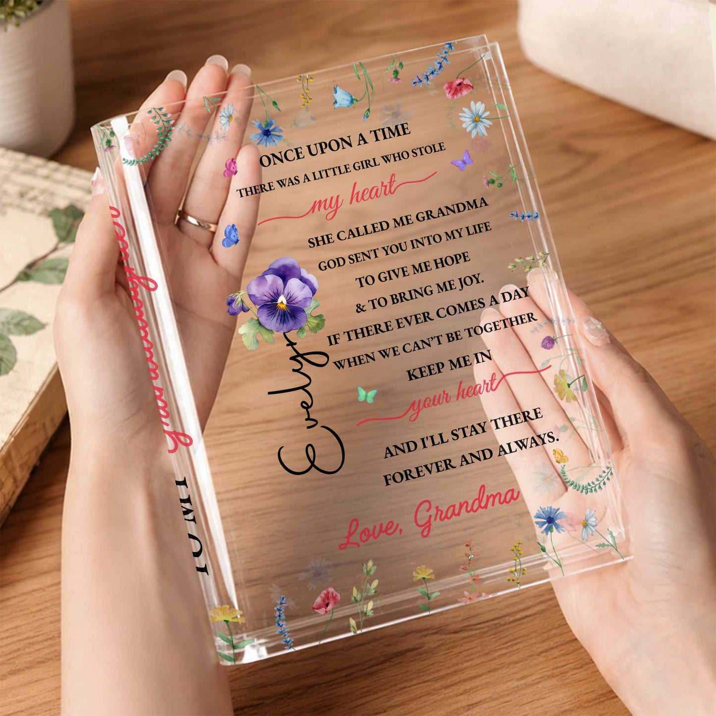 Once Upon A Time There Was A Little Girl, Flowers