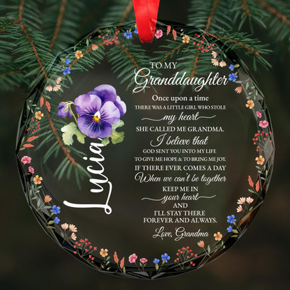 Grandma's Love Heart And Flowers Eternal Bond