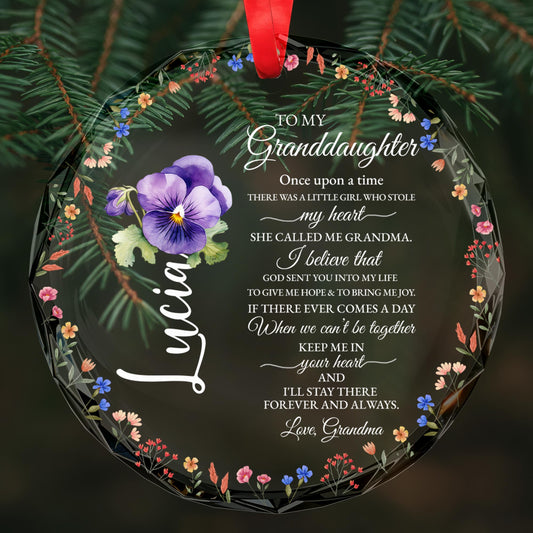 Grandma's Love Heart And Flowers Eternal Bond