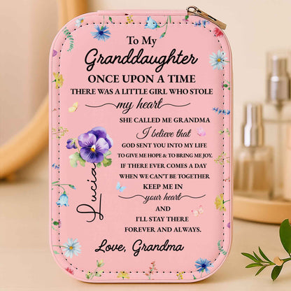 To My Granddaughter, Once Upon A Time, Flowers And Heart