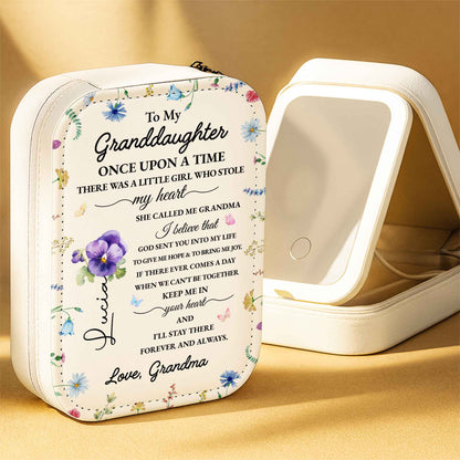 To My Granddaughter, Once Upon A Time, Flowers And Heart