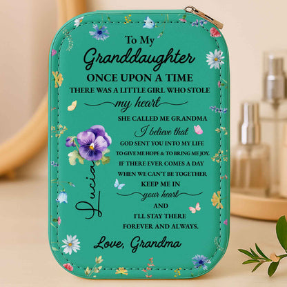 To My Granddaughter, Once Upon A Time, Flowers And Heart