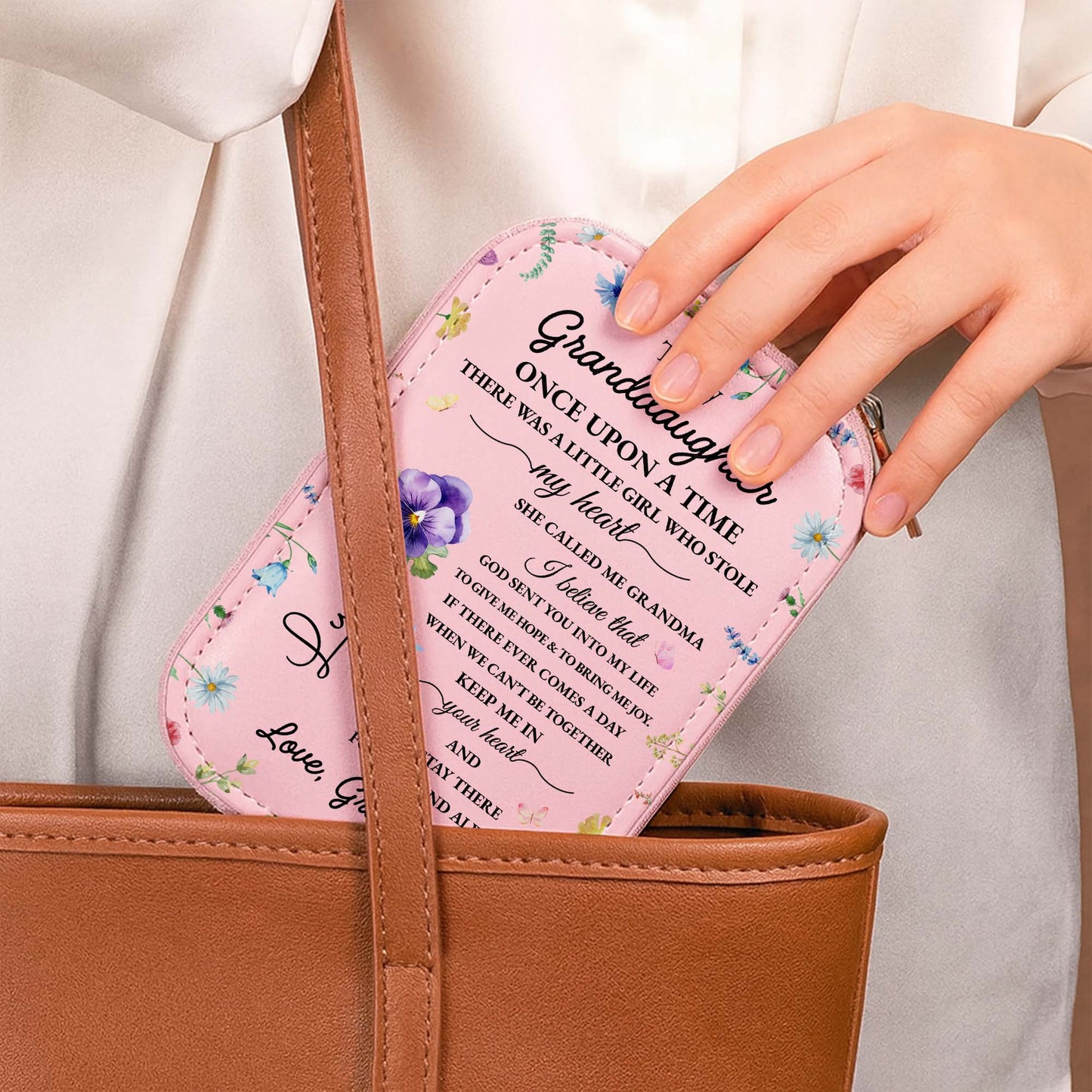 To My Granddaughter, Once Upon A Time, Flowers And Heart